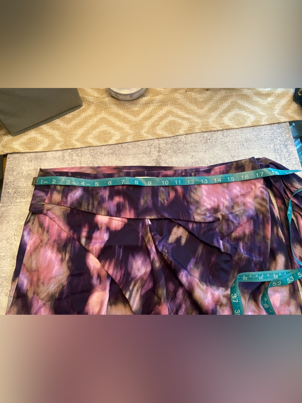 Isabel Marant Étoile Berenice Cotton Jersey Mini Tie Dye Wrap Skirt - Picture 11 of 11